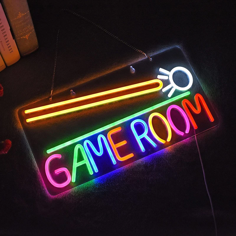 Game LED Neon Light Sign Gamepad Controller Game Room Neon Signs Lamp Decor Children Room Party Shop Internet Hub Gift Play