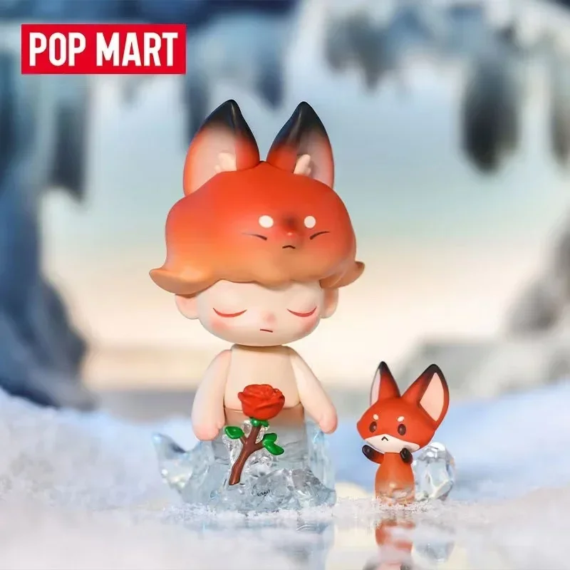 

POP MART Dimoo Glacier Elevator Limit Cute 8.8cm Pvc Kawaii Doll Action Figure Toy Surprise Birthdat Model Toys Handmade Box