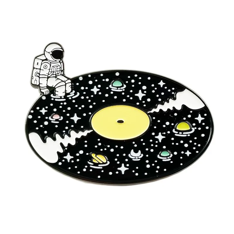 

Cartoon Space Astronaut Enamel Pin Quotes Brooch Pines Lapel Pins Badge on Backpack Bag Accessories Jewelry