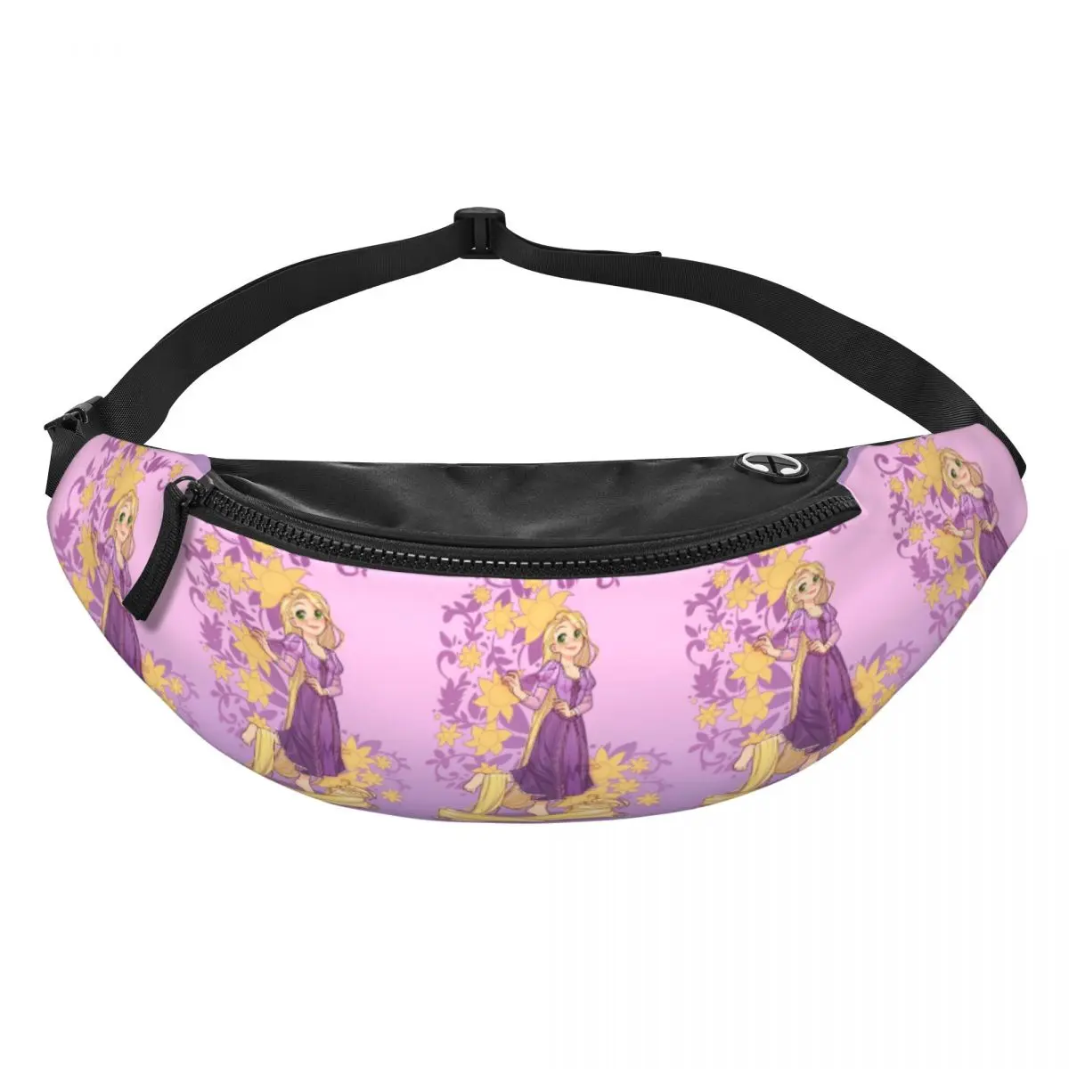 

Custom Fashion T-Tangled Fanny Pack for Cycling Camping Women Men Cartoon Funny Crossbody Waist Bag Phone Money Pouch