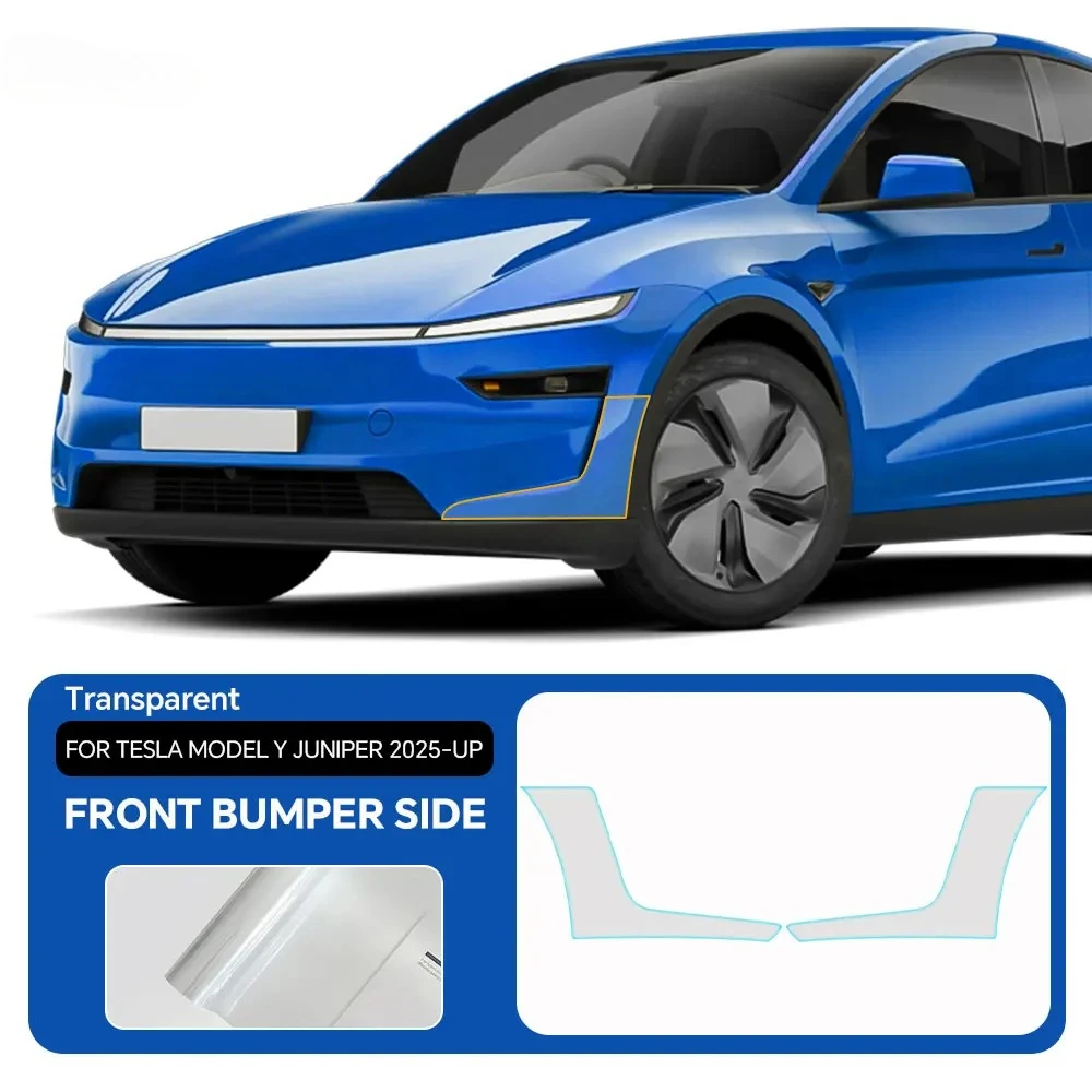 

For New Tesla Model Y Juniper Front Bumper Protective Film Door Scratch Resistant Film Model Y TPU Rear Bumper Transparent Film