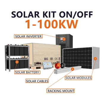 40 kw off Grid Solar System Large Solar Energy System Solar Energy System for Industrial Use