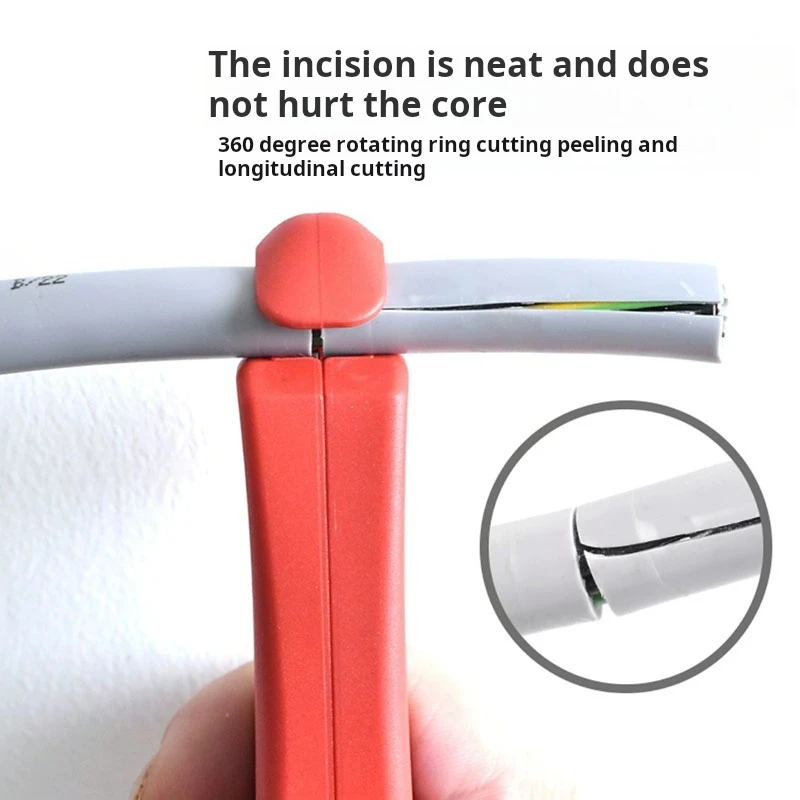 1pcs Suttne Multi-function Electrician Professional Tools Wire Peeling Knife Cable Peeler Industrial Grade Wire Strippers