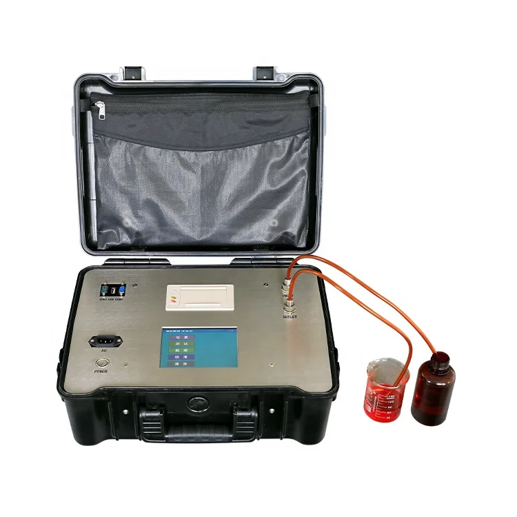 Portable Hydraulic Oil Particle Counter Oil Contamination Detector Oil Liquid Particle Counter