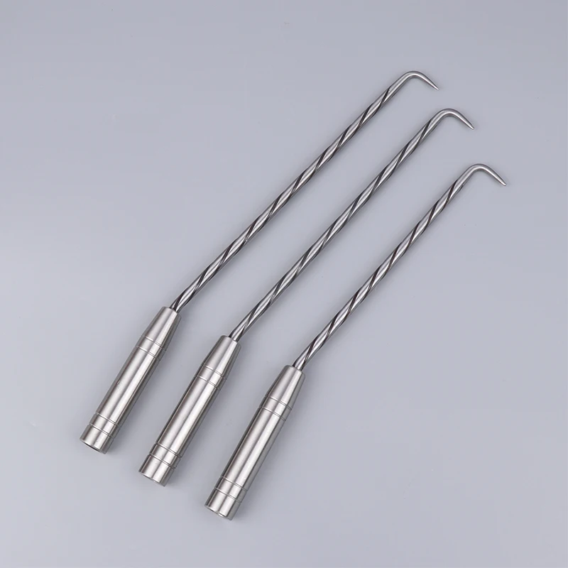 Construction Hook Thread Rebar Tie Wire Twister with Hook Stainless Steel Flexible Rotation Hand Binding Steel Bars Hand Tool