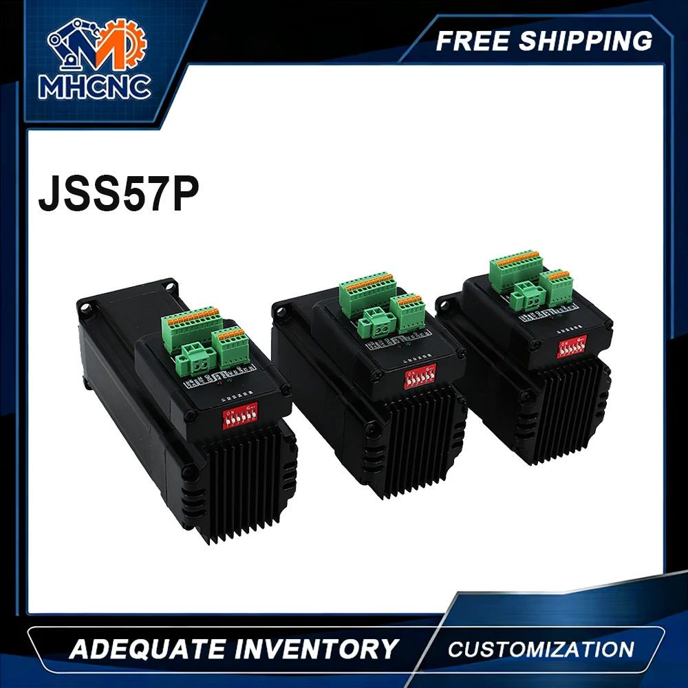 Good Price MHCNC Hybrid Integrated Stepper Servo Motor JSS57P 1.5N.m 2N.m 3N.m 4.2A 4A 32 Bit For CNC Equipment