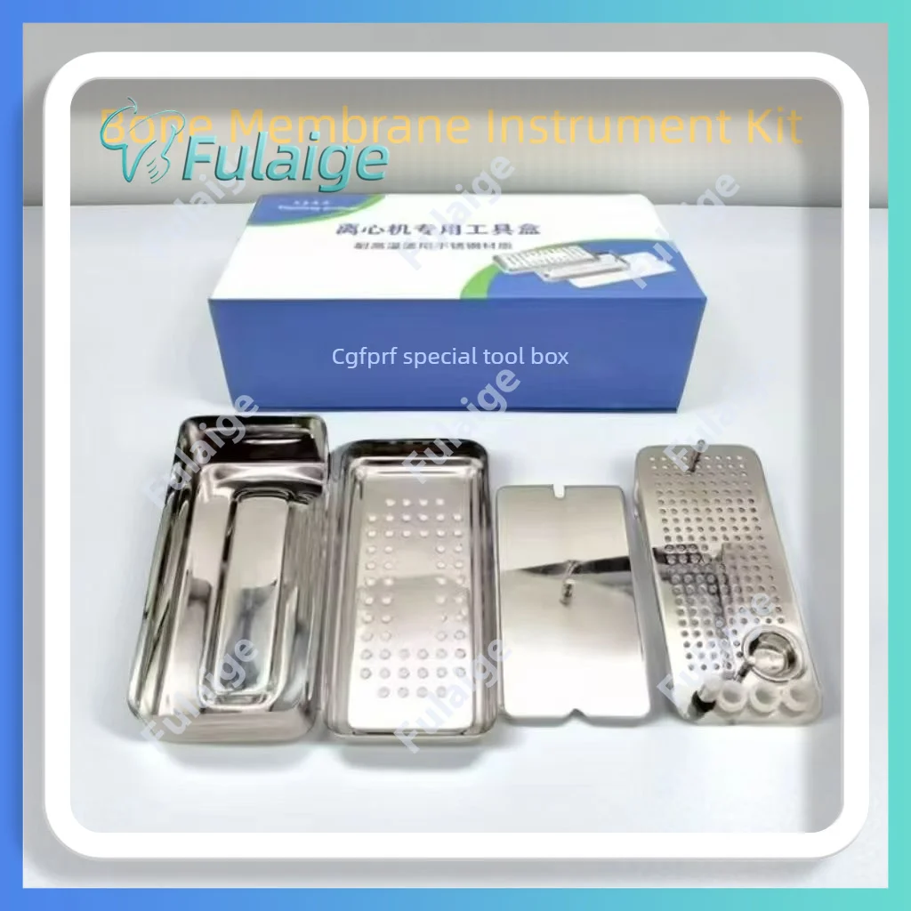Dental PRF CGF Box PRP Centrifuge Pressure Tool Surgical Bone Membrane Kit DentistryLab Instrument Implant Plate StainlessSteel