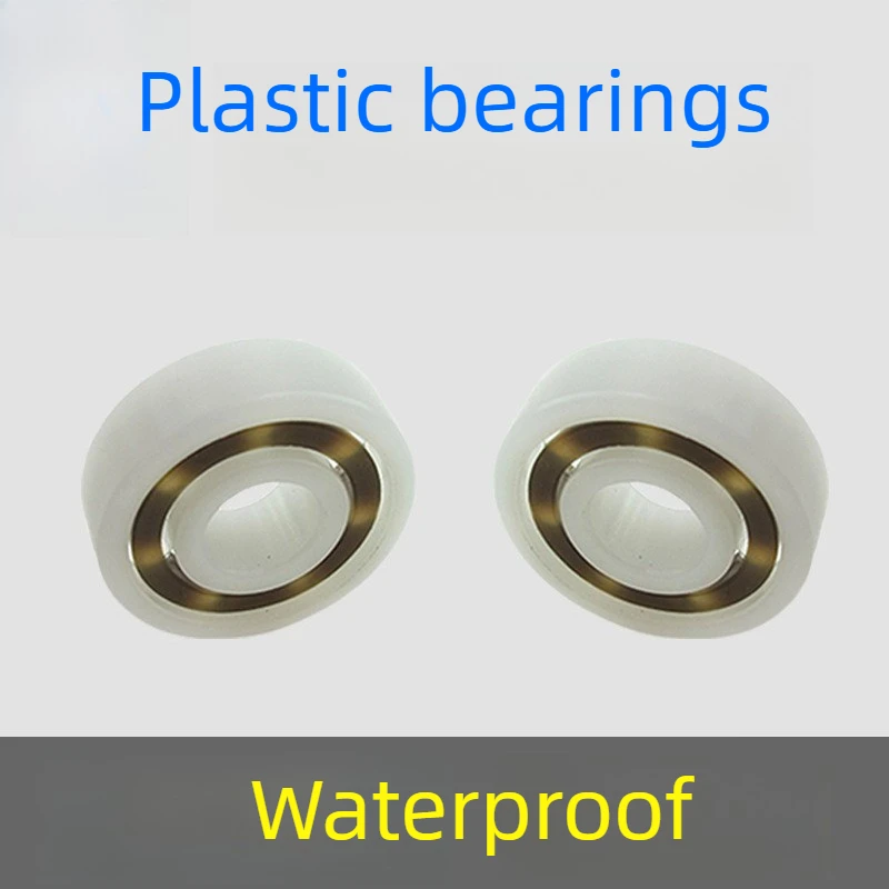 10/20 PCS Plastic Bearing 608 626 608 6200 Wear-resistant Waterproof Anti-static Rust-proof Plastic Bearing