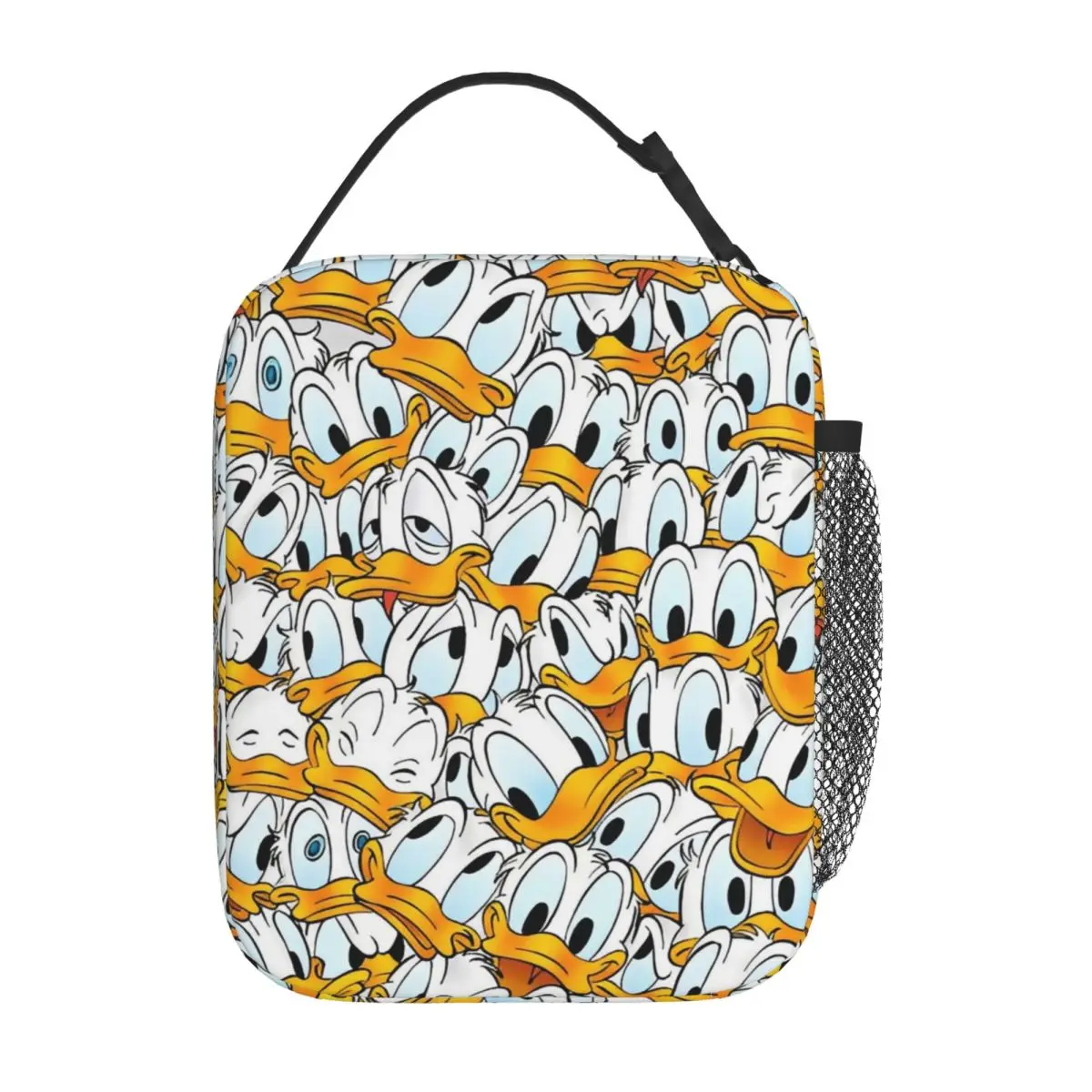 Donald Duck Insulated Lunch Bag Food Bag Portable Thermal Cooler Lunch Boxes For School Office