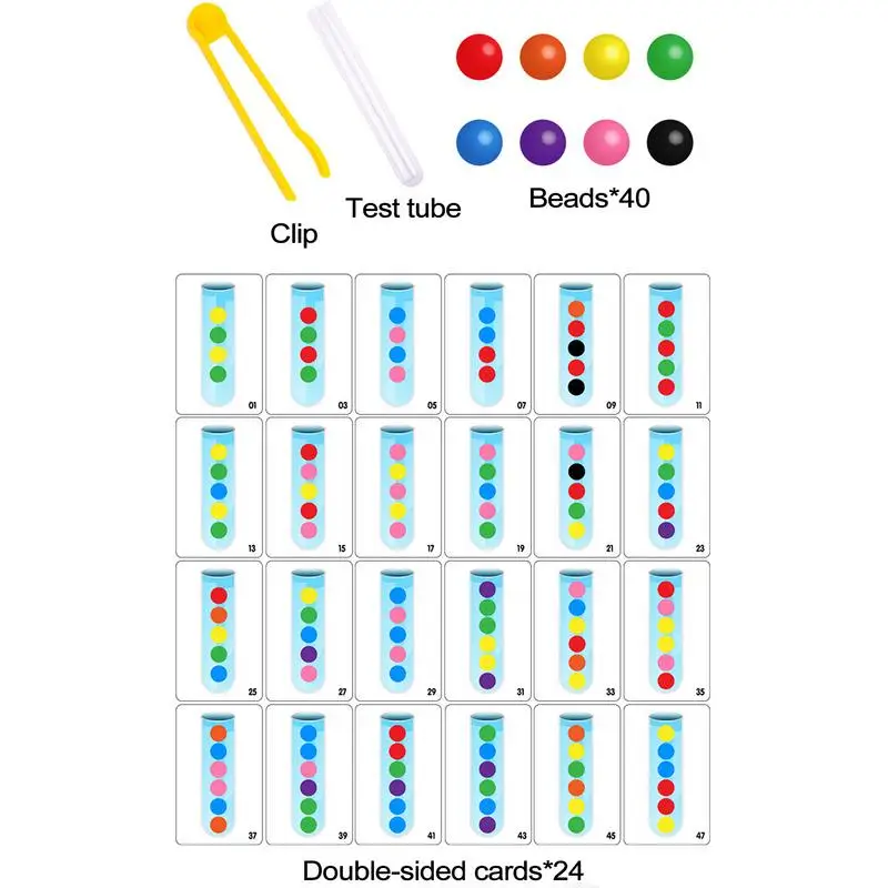 Juguete de clasificación de colores, juego de cuentas con Clip de madera, juguete para contar para niños, juegos de Motor fino, juegos educativos para niños y niñas, matemáticas