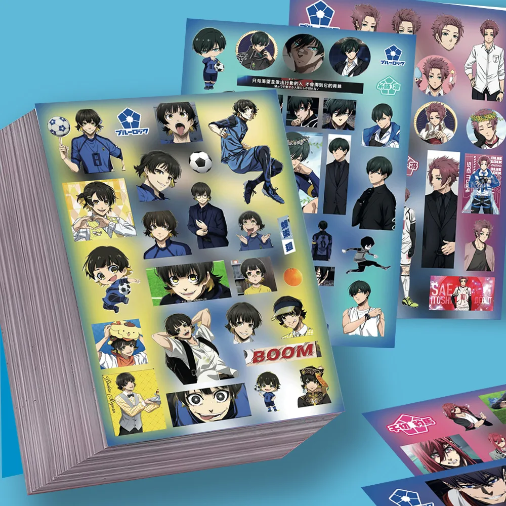 8PCS Anime BLUE LOCK Series Sticker Bachira Meguru Character Creativity Printing Waterproof Isagi Yoichi Graffiti Sticker