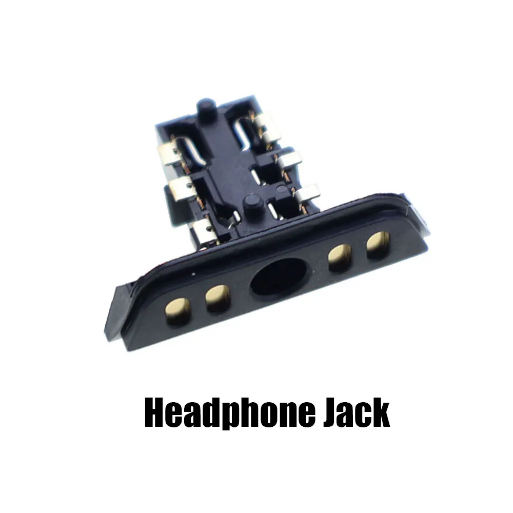 2 stücke Für PS5 Controller Original Lade Port Joystick Kopfhörer Jack L R Stecker Batterie Mikrofon Buchse Touch-Taste Teil