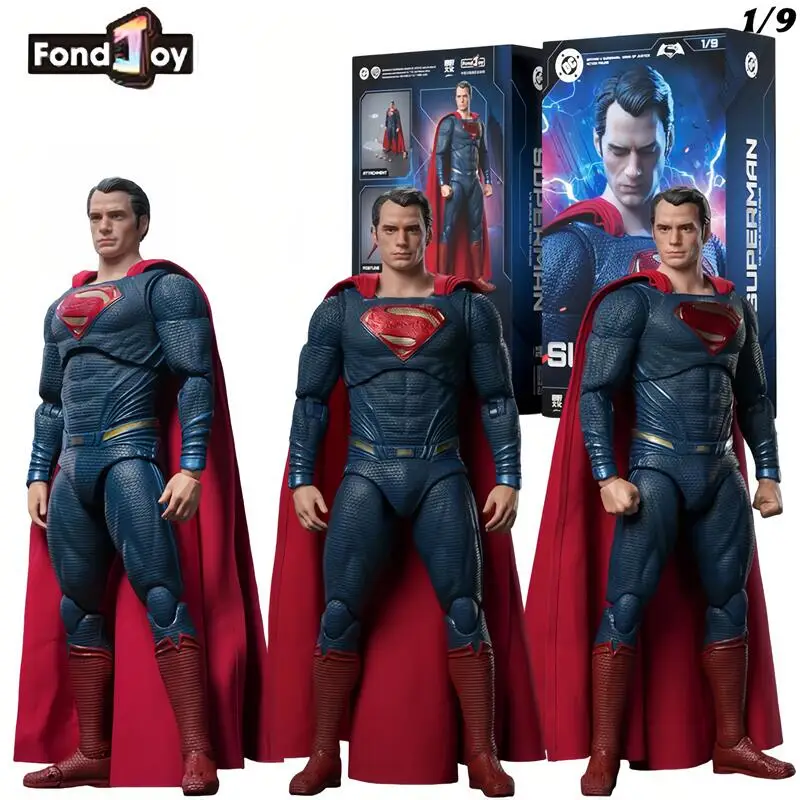 Original Fondjoy 1/9 Superman 2.0 Movable Action Figure Batman vs Superman Dawn of Justice DC Superhero Collection Model Gift
