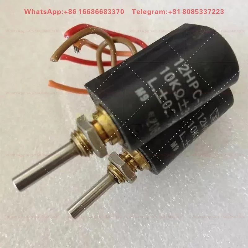 2PCS  12HPC-10 Ten Turn Precision 20K Resistance Mini Wound Potentiometer Equipment Adjustable Resistance Replacement Part