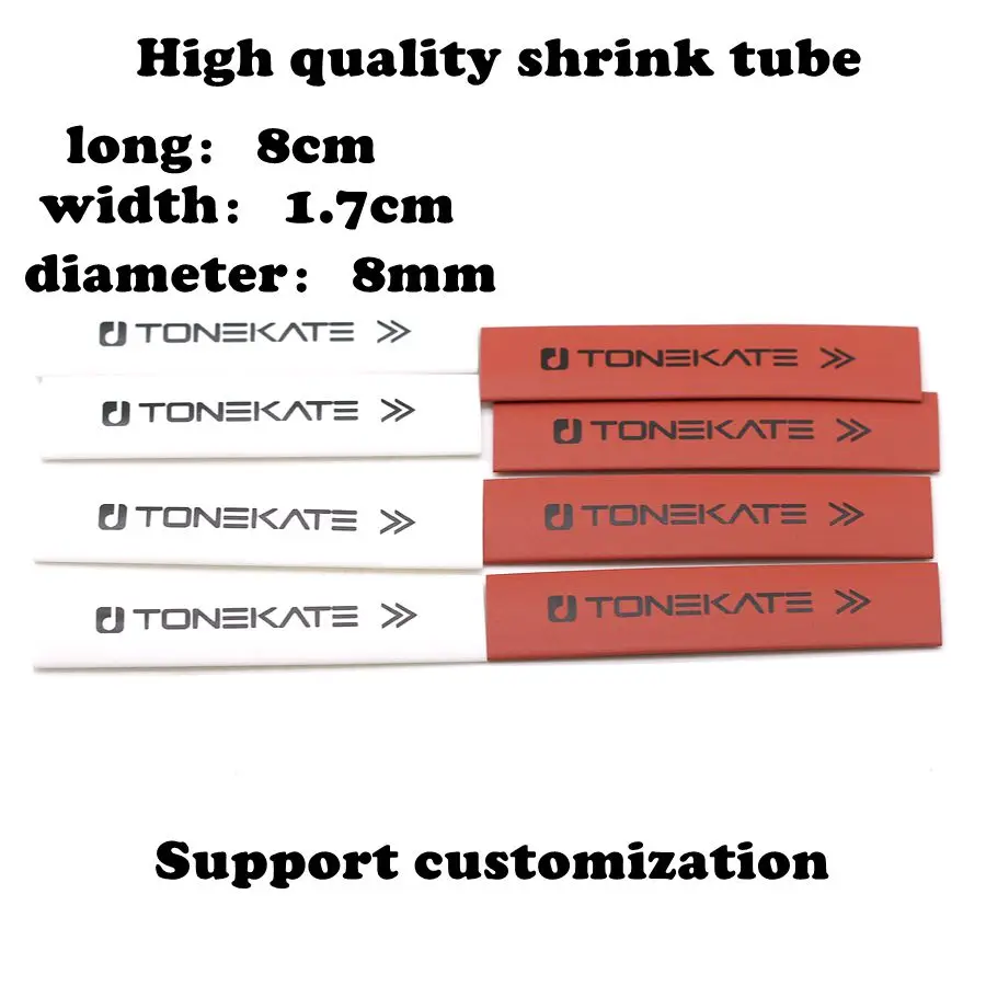 

40pcs 5-8mm thick high-quality insulating heat shrinkable tube fever audio DIY essential audio cable speaker wire shrink tube