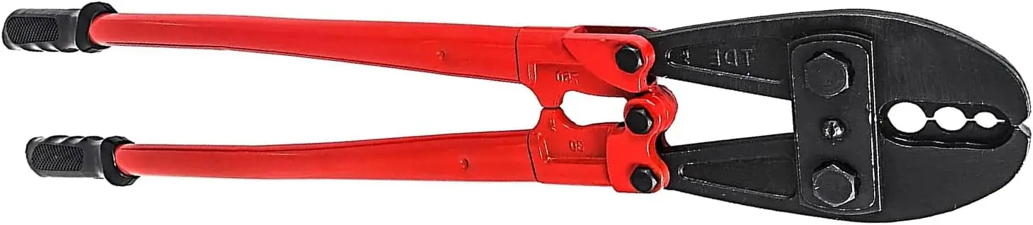 

Wire Rope Swaging Tool 30 Inch, Hand Crimper for 5/32" 1/4" 5/16" Aluminum Copper Sleeves, Heavy Duty Long Handle Crimping Tool