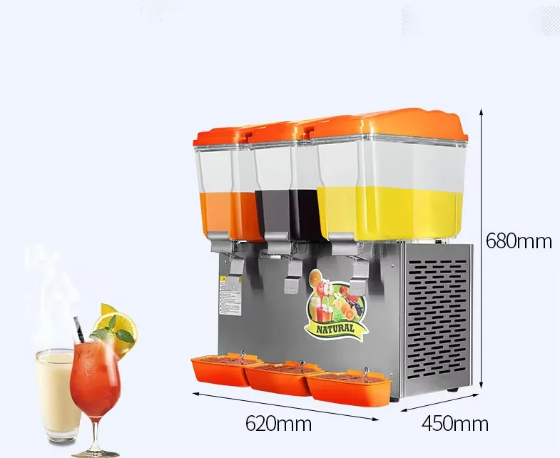 

Прямая продажа с фабрики из нержавеющей стали с непрерывным охлаждением, электрический диспенсер для сока большой емкости, машина для питья в ресторане