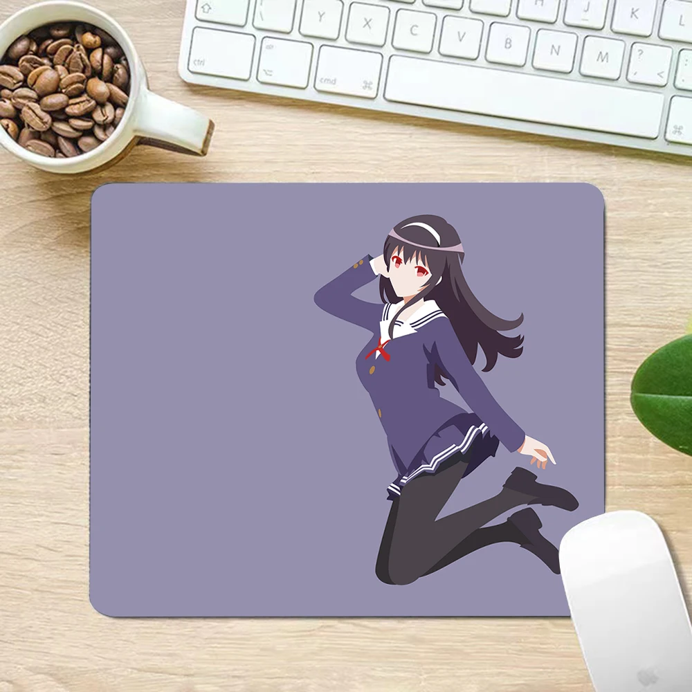 Saenai Heroine No Sodatekata Small Mouse Pad Mouse Mat Laptop Mice Mousepad Writing Desk Mats Office Accessories 21x26 25x30 CM