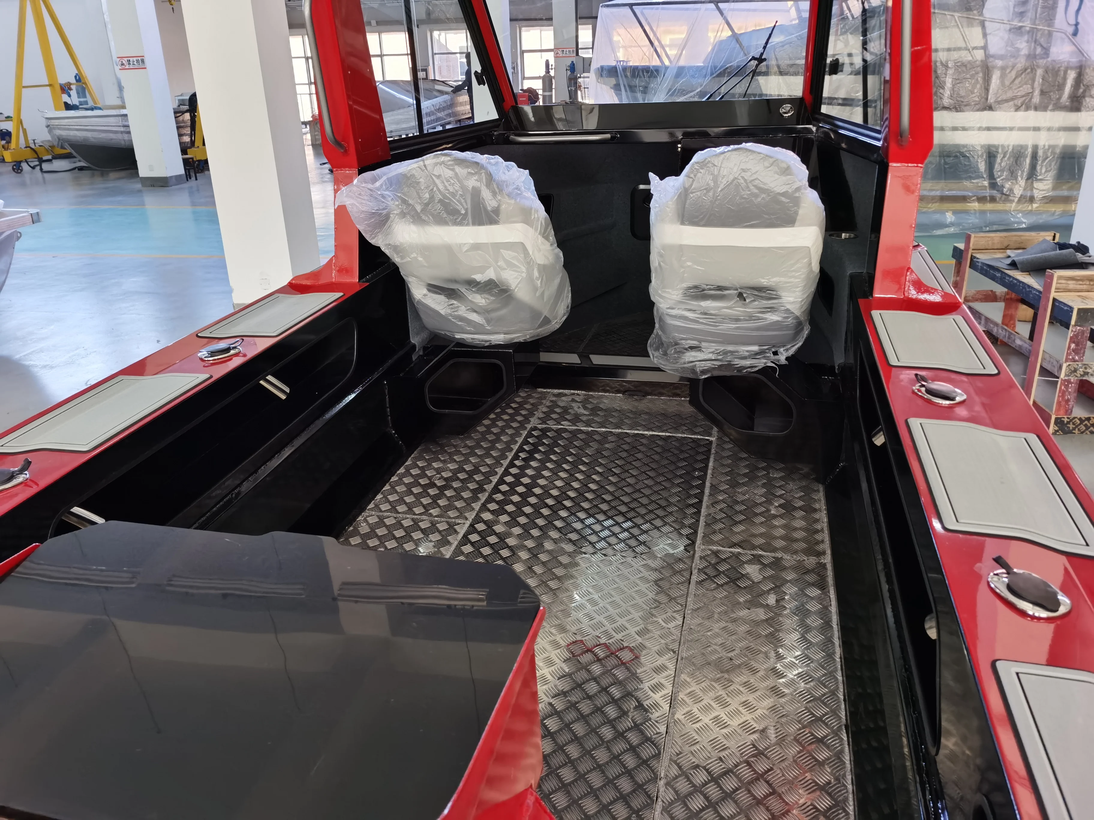 Aluminium-Schnellboot, 6 m, 20 Fuß, Easy Craft Cabin Cruiser, Fischerboot