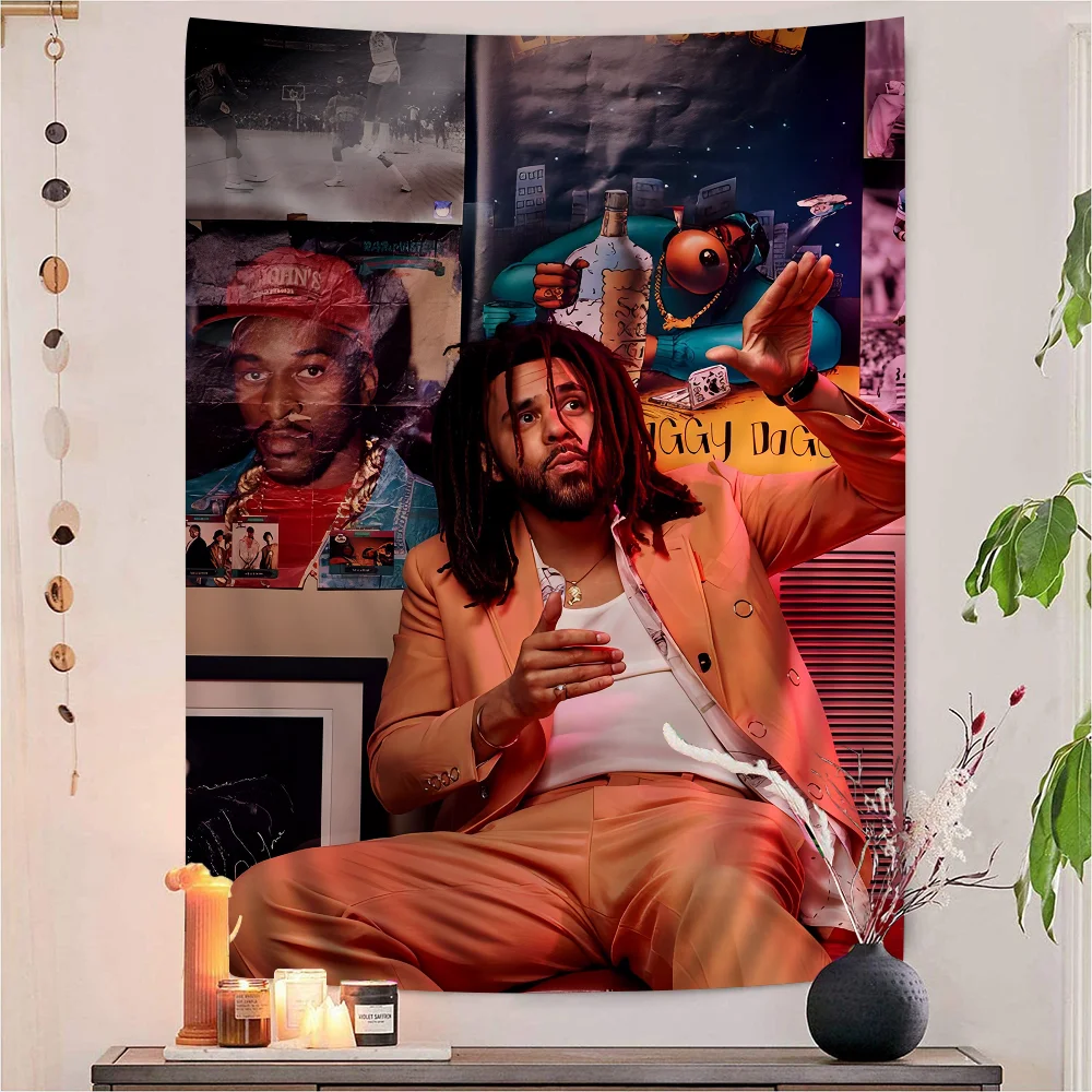 

J Cole K.O.D Forest Eyez Rapper Hanging Bohemian Tapestry Home Decoration Hippie Bohemian Decoration Divination Art Home Decor