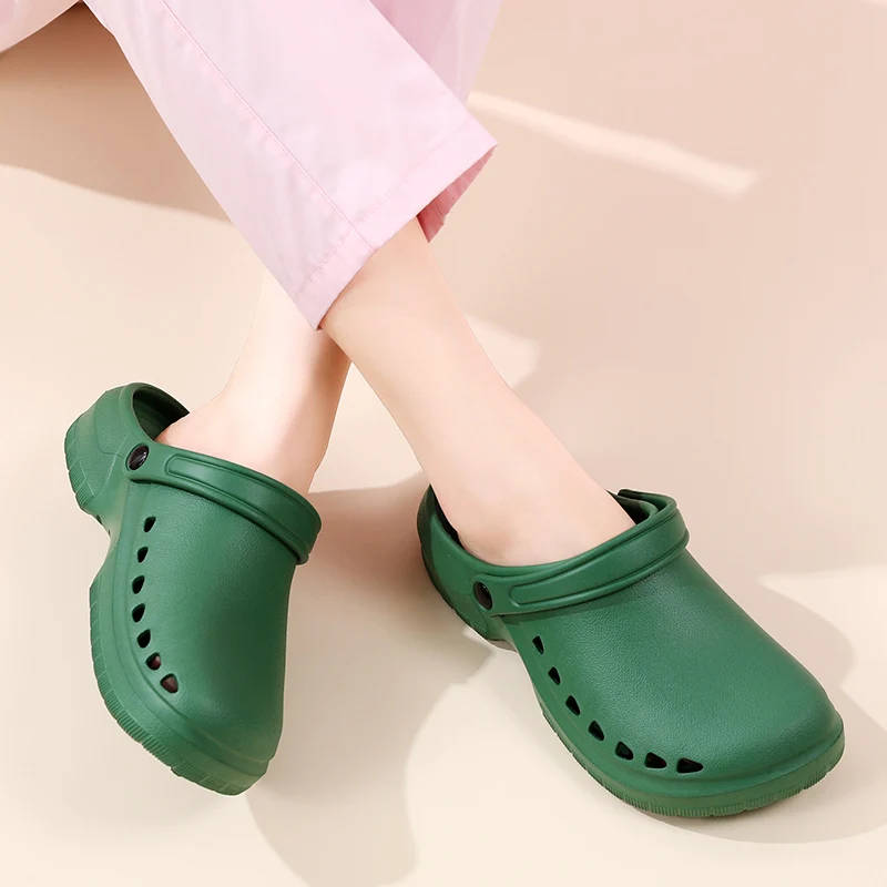 Unisex Medical Clogs Non-slip Breathable Surgical Work Shoes for Hospital Nurse Doctor Kitchen Garden EVA Sandals - view 4