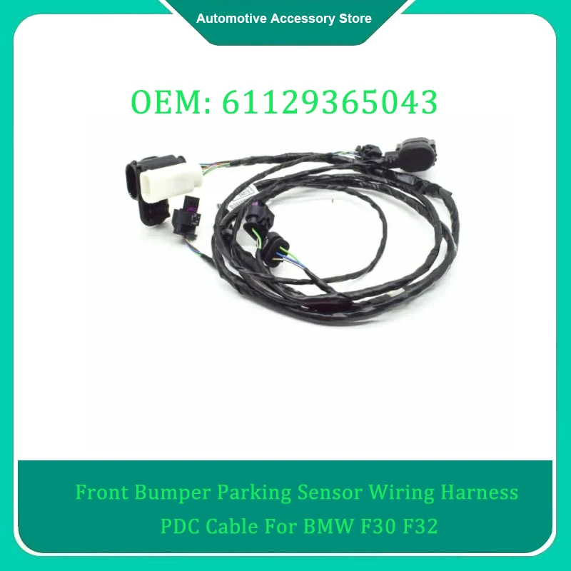 61129365043 1Piece Car Front Bumper Parking Sensor Wiring Harness PDC Cable For BMW F30 F32