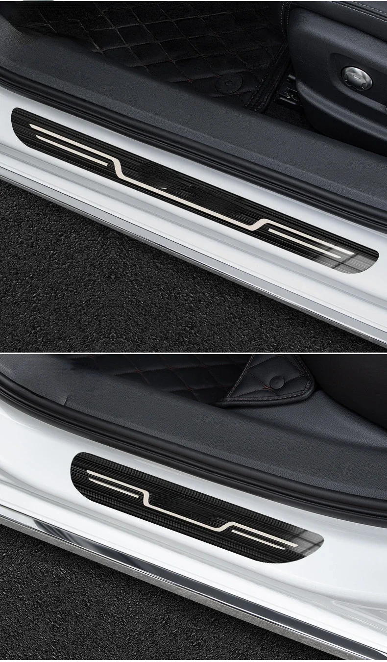 Suitable For Geely Preface 2021 2022 2023 2024  Stainless Steel  Threshold Strip Rear Guard Welcome Pedal Decorative Stickers