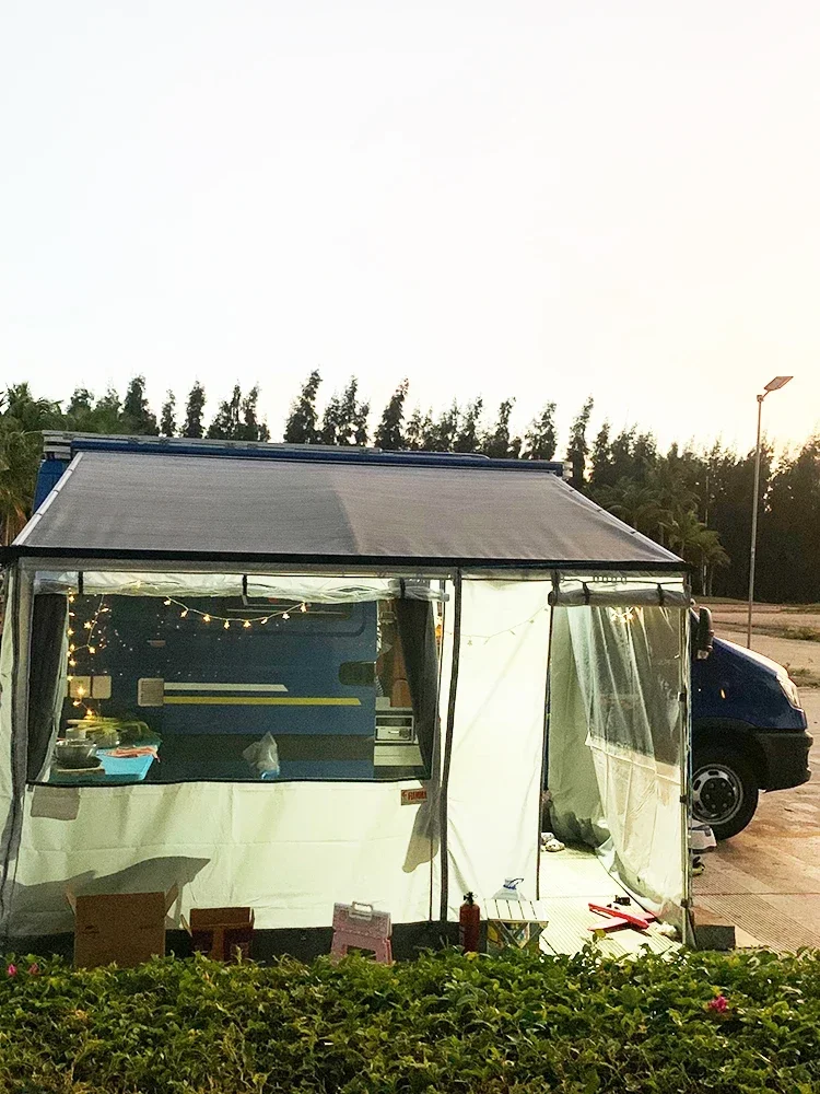 Markiza do kamperów F45S oryginalne importowane akcesoria do namiotów boczny namiot lekka wodoodporna kabina