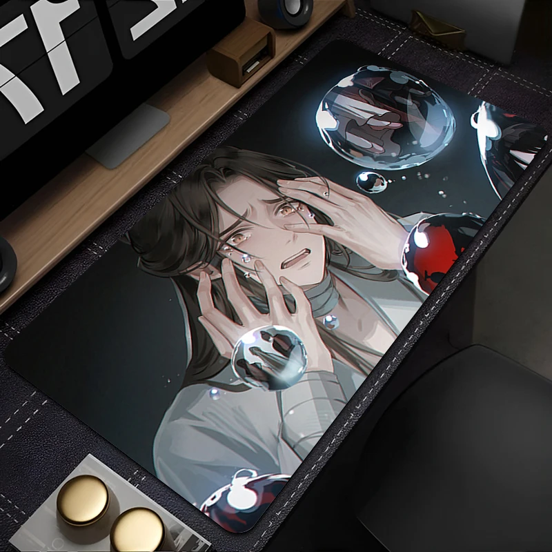 Tian Guan Ci Fu Mouse Pad Large Gamer Keyboard Mat Pads Gaming Desk Protector Laptops Mousepad Deskmat PC carpet Anime Mousepad