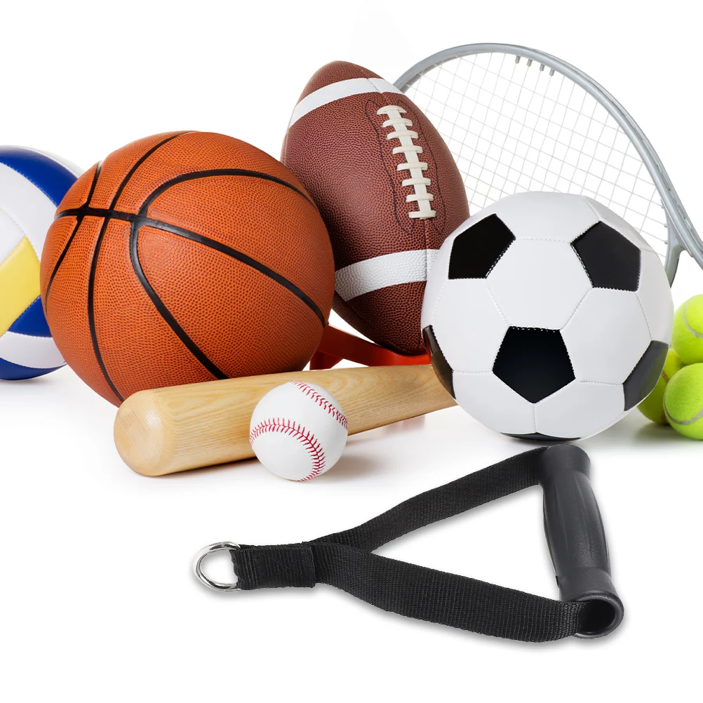 

2Pcs Fitness Pull Rope Handles Comfortable Strength Training Grip Gym Pull Strap Workout Biceps Training Resistance Band Handle