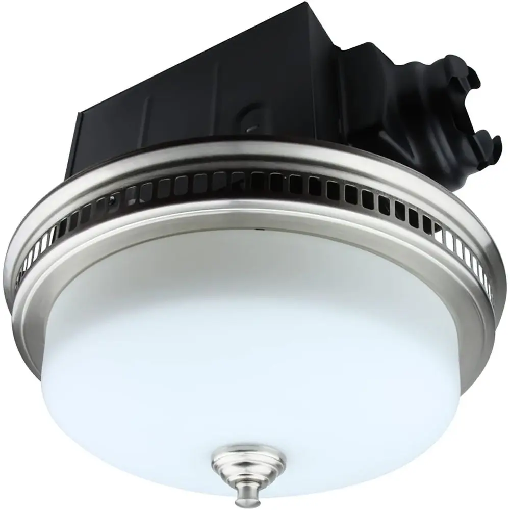 

Exhaust Fan with Light, Ultra Quiet 110 CFM 1.5 Sones Ventilation Exhaust Bathroom Fan Light Combo and Nightlight, 3 Years Warra