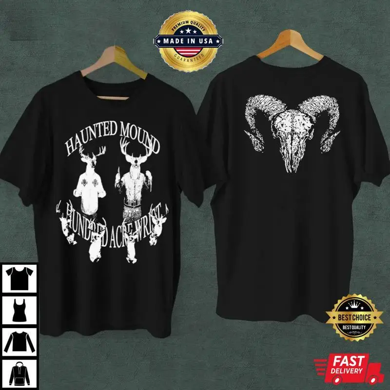 Ghost Mountain Haunted Mound Sematary Tee shirt 2 SIDES
