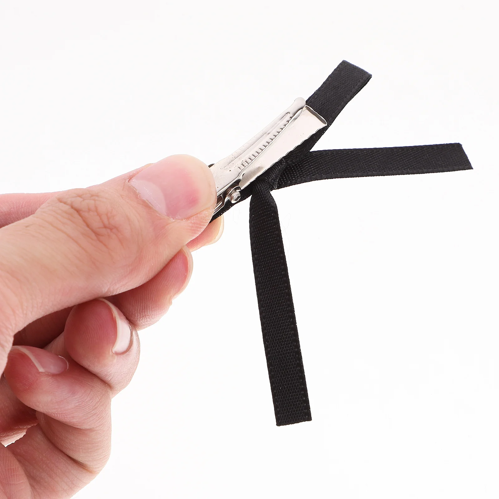 10 قطع من مشابك شعر على شكل فيونكة للفتيات، أقواس زخرفية لطيفة، مادة آمنة تدوم طويلاً، لون كلاسيكي، إكسسوارات حفلات أعياد الميلاد