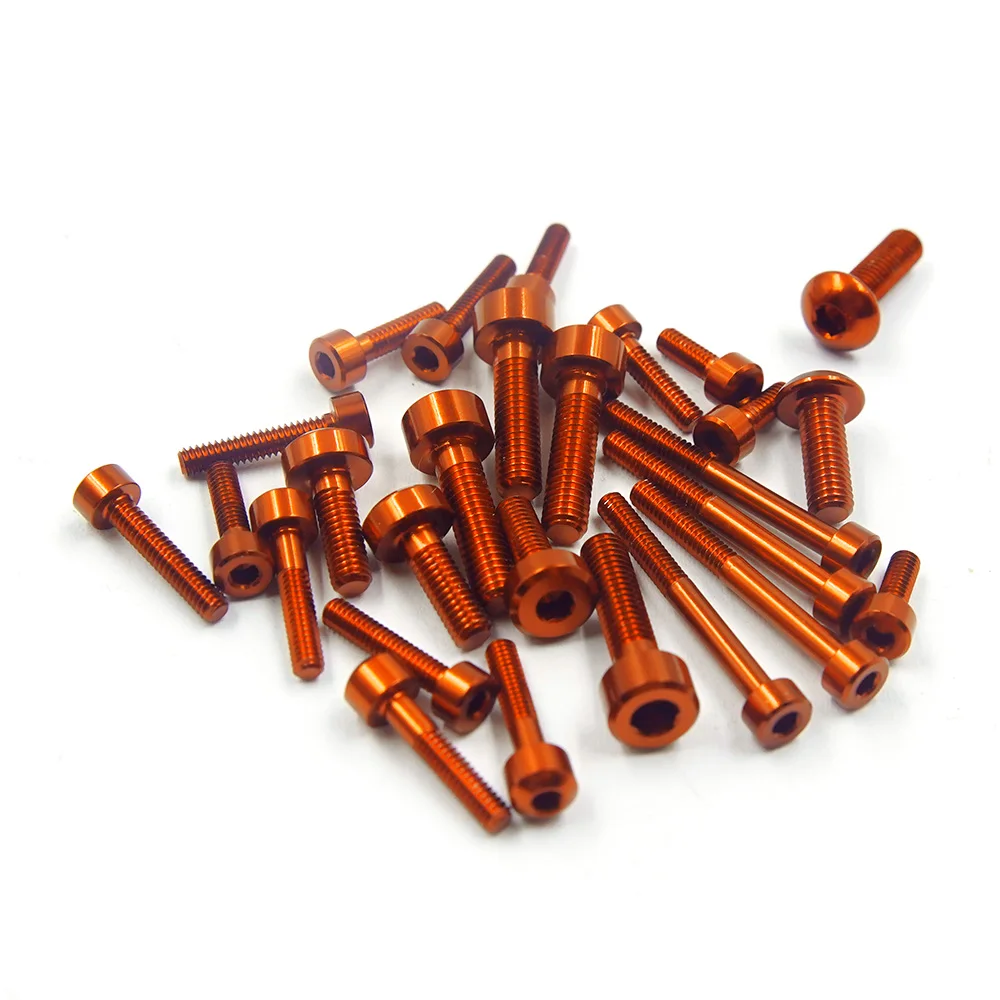 YEAH RACING ALUMINIUM SCREWS SET FOR FUTABA 10PX#YA-0734RD