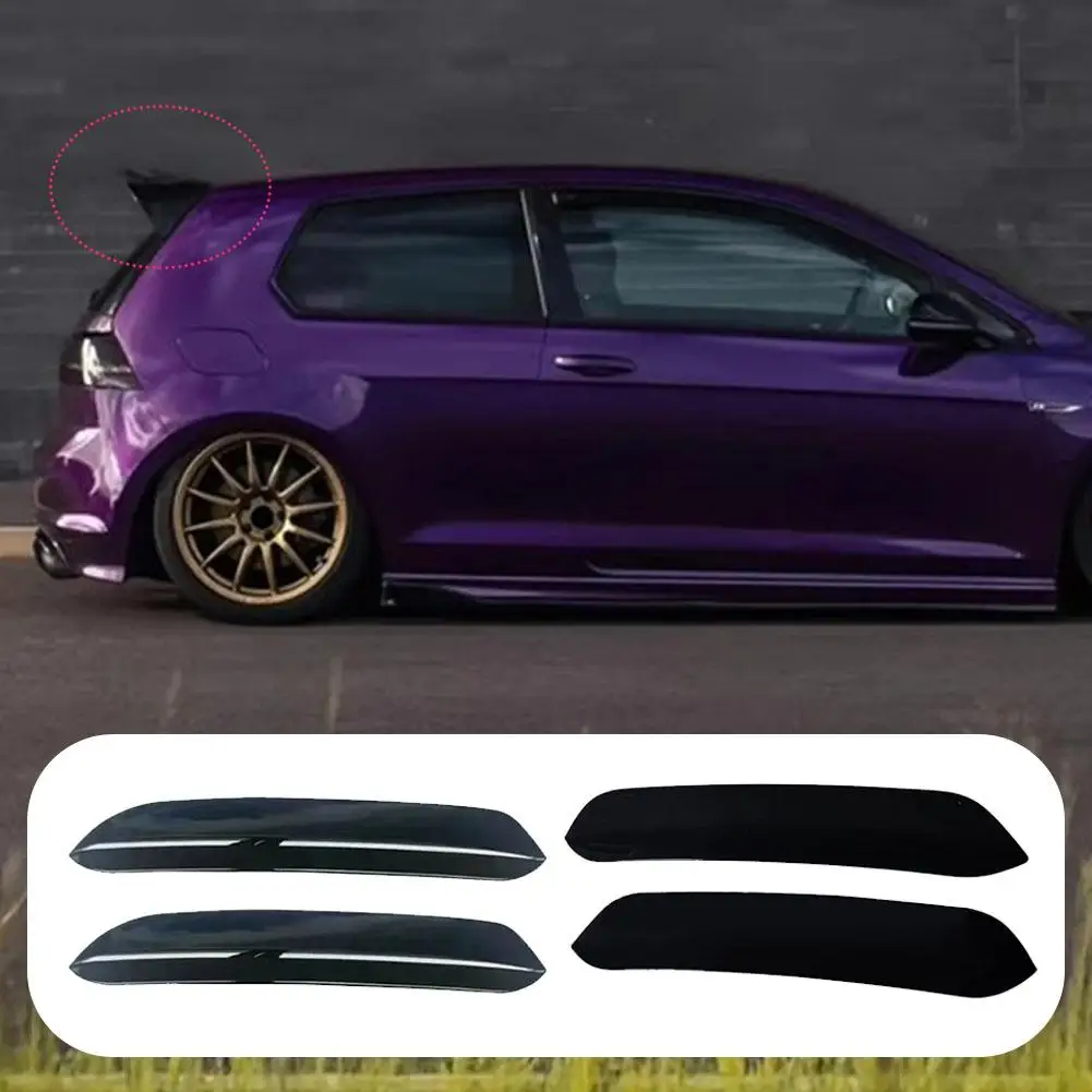 

For Oettinger Car Roof Spoiler Extentions Flaps Rear Wing For VW For Golf 6 7 For 6 7 7.5 R GTD/I R-LINE W0D6