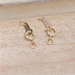 Hot AU750 18K Yellow Gold Necklace Bracelet Clasp
