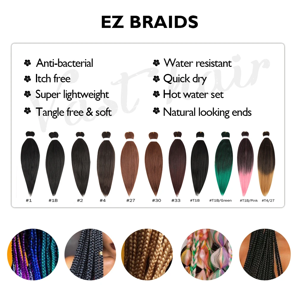 Synthetic 28Inch 100G 2023 New Hair Extension Yaki Straight Jumbo Braiding Hair Pre-Stretched Braid Kanekalon Hair канекалон