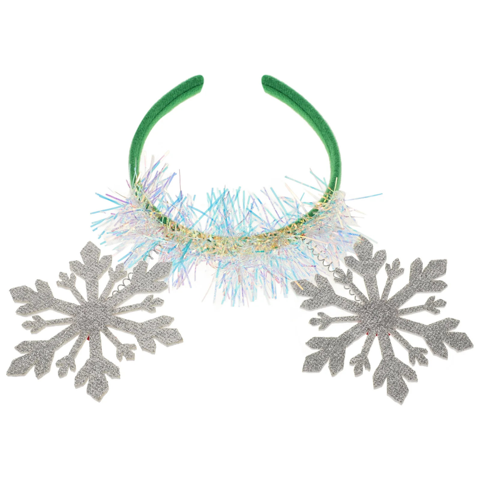 

Winter Snowflake Headband for Shiny Christmas Hair Accessory with Creative Snowflake Design Perfect for Festival Party Wear