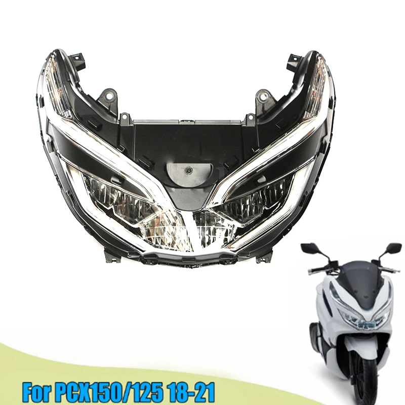 Fit For HONDA WW125 PCX125 PCX150 2018 2019 2020 Motorcycle LED HeadLight Assembly Headlamp PCX 125 150 18 19 20