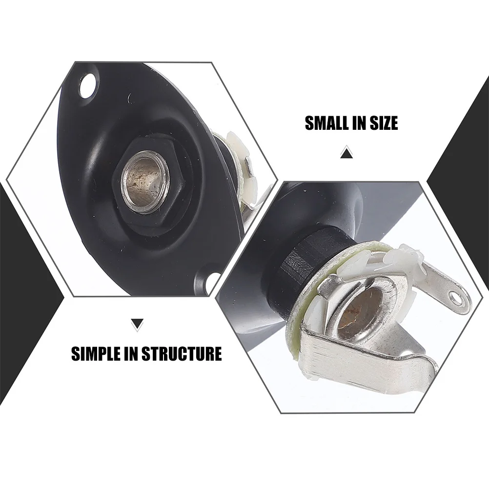 

1 set 1 Set Jack Plate Electric Guitar Input Output Socket Plate Replacement Parts For Bass Guitar Accessories Fittings