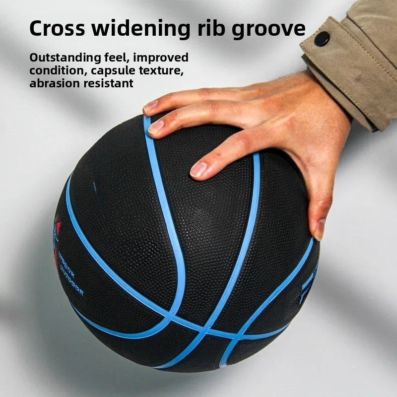 

Black Gold Basketball Official Size 7 Composite Leather For Men's and Women's Outdoor Indoor Durable Training Ball High Quality