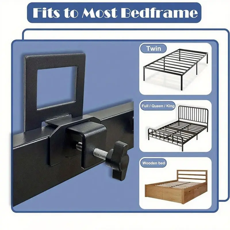 PZHI-Adjustable Gaskets Mattress Slide Stopper For Metal Frame 4 Pieces For Home Furniture Protection
