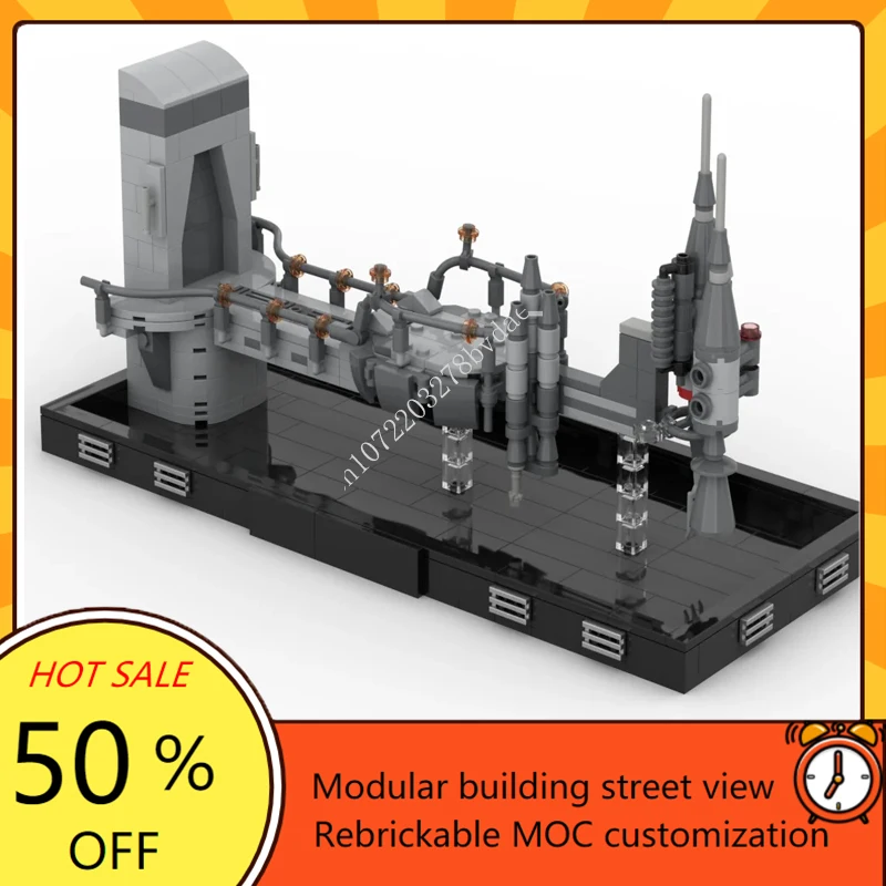

508PCS Movie Series Scene MOC Custom Puzzles Interstellar Duel on Bespin Diorama Transformation Models Toys For Xmas Kids Gift
