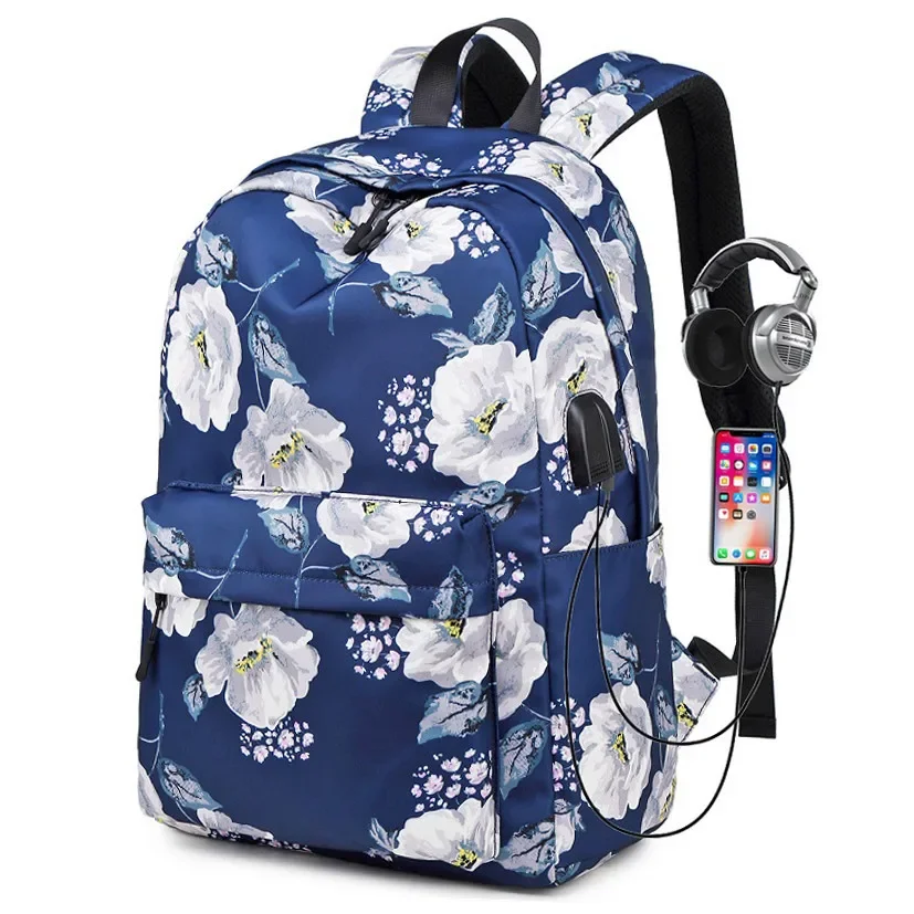 Mochila escolar con estampado para mujer, morral escolar de nailon para exteriores, mochila de moda para niñas y niños, novedad