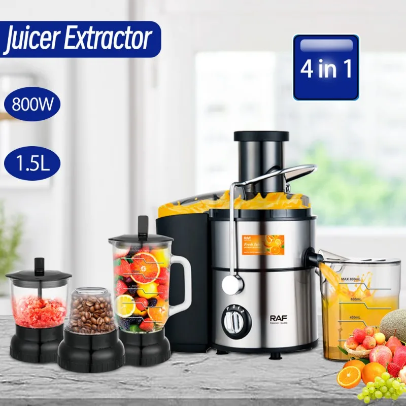 800W Electric Juicer Extractor,4 In 1Home Kitchen Multifunctional Wall Breaking Grinding And Cooking Machine,Residue Separation