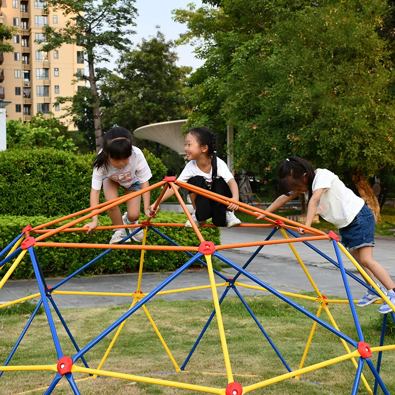 Children's climbing frame, climbing amusement frame, 10 feet three color large climbing frame, climbing dome