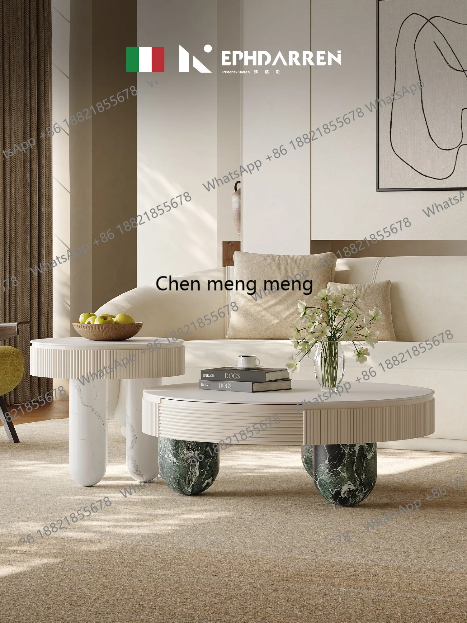 

Кофейный столик из французского мрамора с эффектом ветра, комбинированный, круглый, для гостиной, для небольшой квартиры, элитный, с мраморным узором