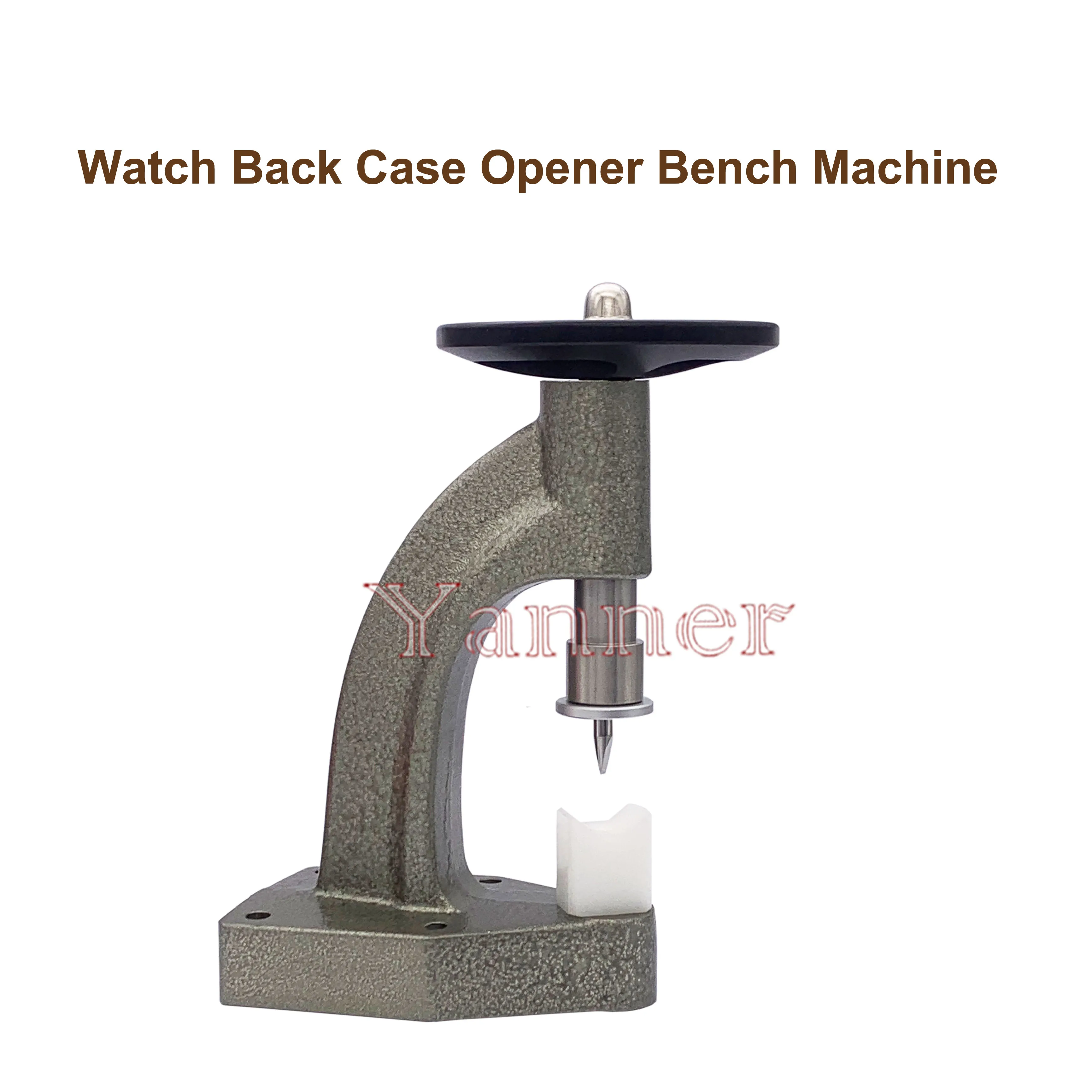 Abridor de cubierta de reloj, rueda de mano giratoria con dos cuchillas de apertura, herramienta de reparación de relojes para relojeros