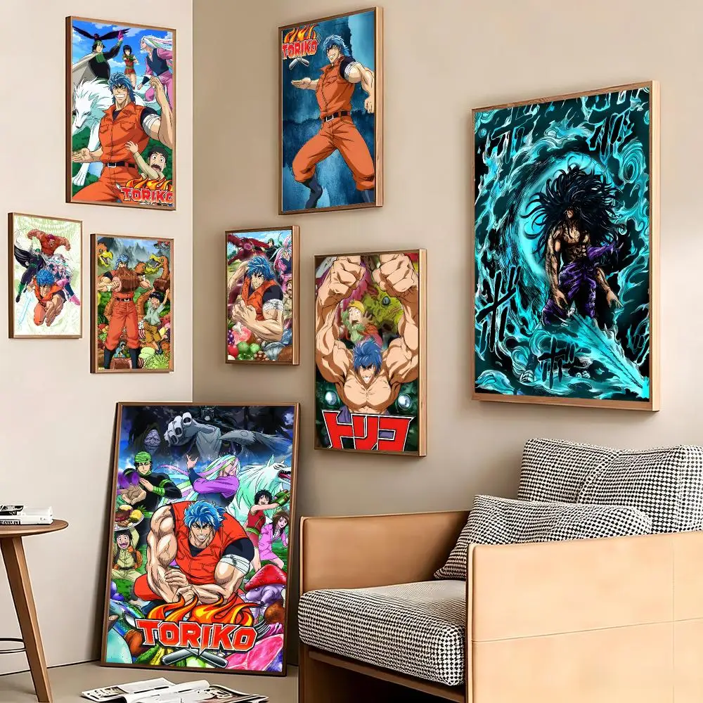 Japanese manga T-Toriko Poster Pegatina artistica HD autoadhesiva impermeable para salon dormitorio