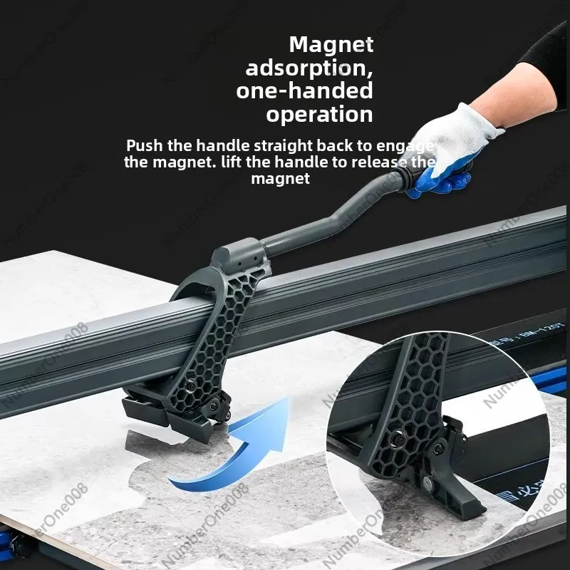 1200/1600/1800mm Manual Tile Cutter, High Precision Heavy Duty Mosaic Tool with Scale Ruler